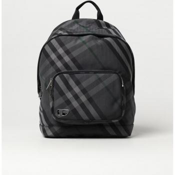 Zaino Burberry Check in Mesh Jacquard Antracite Taglia Unica