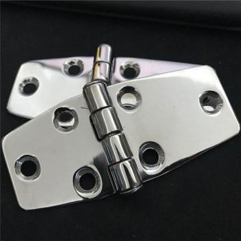 87x36.5mm Stainless Steel Flush Door Hinges for Boats, AISI 316, 2 Pcs