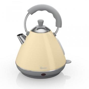 Swan SK261030CN 1.7L Cream Pyramid Electric Kettle – 3 kW
