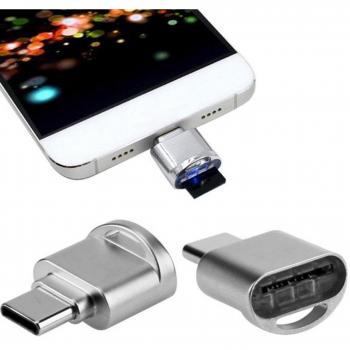 High-Speed Mini USB 3.1 Type-C Micro SDHC Reader