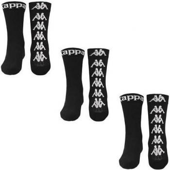 Nero Kappa Socks 3Pack Authentic – Mezza Gamba