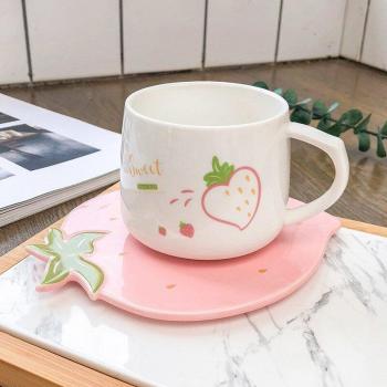 Sweet Red Fruit Design Korean Coffee Cups