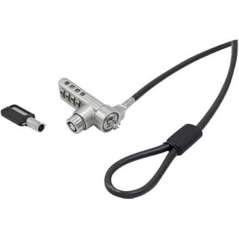 K‑Lock Dacomex Sicurezza Notebook Nero con Codice e Chiave Master