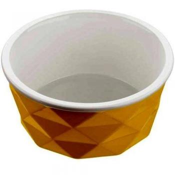 HUNTER Keramik-Napf Eiby, Gelb, für Futter und Wasser, 1900 ml