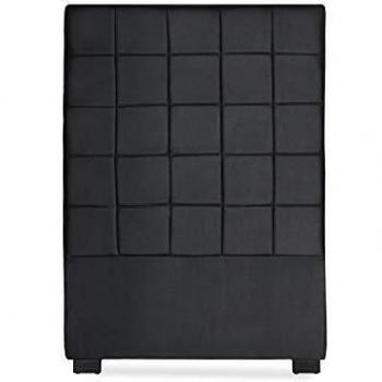 Tête de lit Simili Menzzo Chess Noir 90