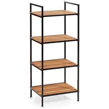 Zeller Regole 18725: scaffale da bagno con 4 ripiani, dimensioni 39x33x95 cm