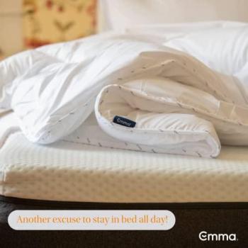 Emma Cloud Duvet King Size 225x220 cm | Microfiber, Breathable, Light, Washable