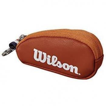 Wilson Roland Garros Schlüsselband – Braunes/weißes Taschen‑Design