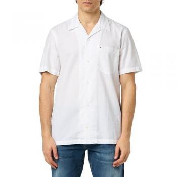Herrenhemd Seersucker Solid von Tommy Hilfiger in Weiß
