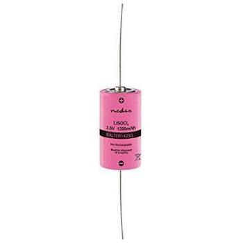ER14250A Nedis 3.6 V Li‑Thionyl Chloride Cell – 1200 mAh (Pink)