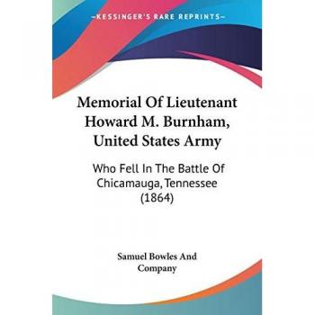 Memorial of Lieutenant Howard M. Burnham, United States Army
