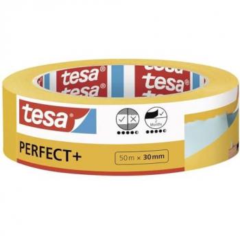 Tesa 56537 Ruban de masquage jaune 50 m x 30 mm (Papier Washi)