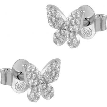 Mariposa Chic con Brillo de Circonitas Blancas