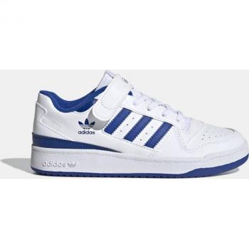 Adidas Forum Low Maternelle Chaussures Unisexe Blanc/Bleu 29