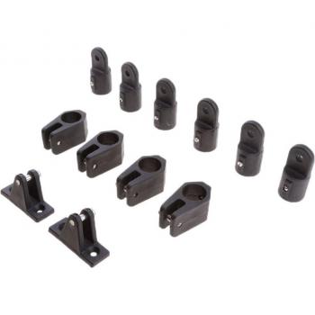 Juego de 12 Piezas de Accesorios de Nailon para Bimini, Barco, 7/8 Pulgadas