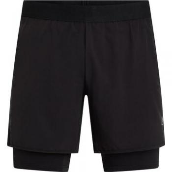 Short Allen 2 in 1 Uomo Running Nero Eco