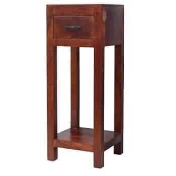 Table d'appoint en bois d'acacia laqué