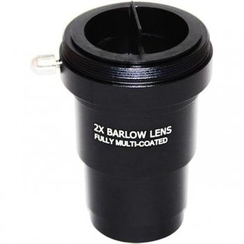 1.25 Inch 2X Barlow Lens for Telescope Eyepiece with T Adapter