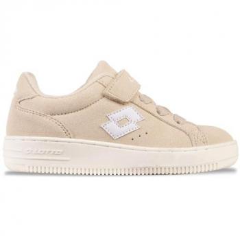 Kinderfoot Lotto Sneaker – Weisse Synthetik, Gr. 26