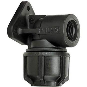 Philmac 25mm POL to ½ BSP Wall Plate Elbow