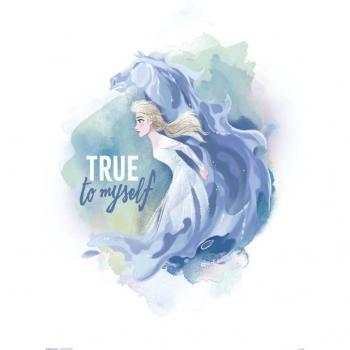 Erik Print Disney Frozen II Elsa y Caballo True to Myself 30x40cm