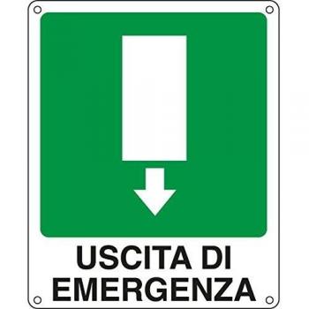 Cartello di uscita di emergenza