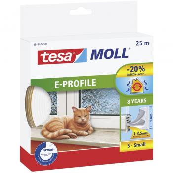 Bande de protection en caoutchouc Tesa, profil E, 25 m
