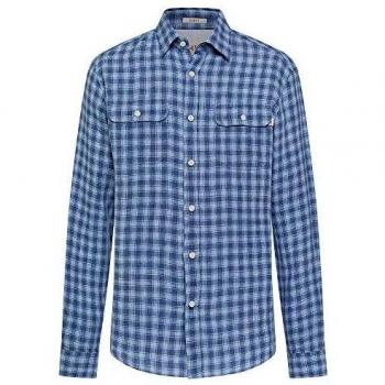 HKT by Hackett Chemise Casual, Bleu, Taille S Homme
