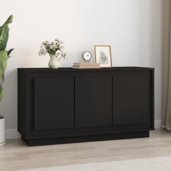 VidaXL Praktisches Schwarz Sideboard 102x35x55 cm Holzwerkstoff