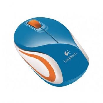 Logitech M187 – Souris sans fil, 2.4 GHz, récepteur USB – Bleu