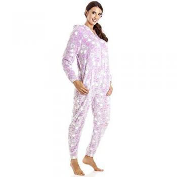 Heart‑Patterned Supesoft One‑Piece in Multicolor – Lilac, Size 18‑20