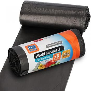 Sacs poubelles noirs 20L
