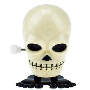Plastic Skull Clockwork Toy for Children