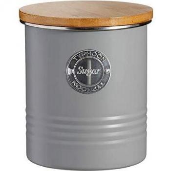 Living Grey Airtight Sugar Canister