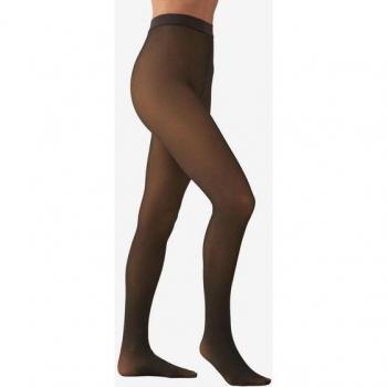 Black Sheer Look Fleece Lining Tights – Solo