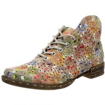 Bottine Rieker Femme Simbabwe – Multi‑Lacets Ronds, Confort Exceptionnel