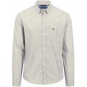 Fynch Hatton Beige Seasonal Print Shirt