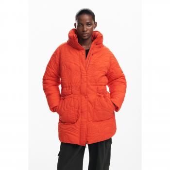 Bright Orange Desigual Outerwear