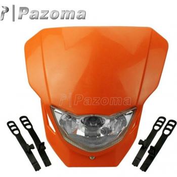 Pazoma 12V Motorrad Scheinwerfer für Kawasaki KLX KX 250 450