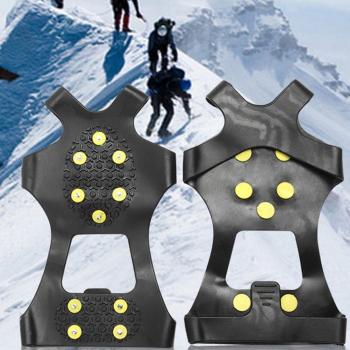 Rustproof Hiking Ice Grips with 10 Studs