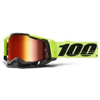 Masque de Cross 100% Racecraft 2 Jaune Néon