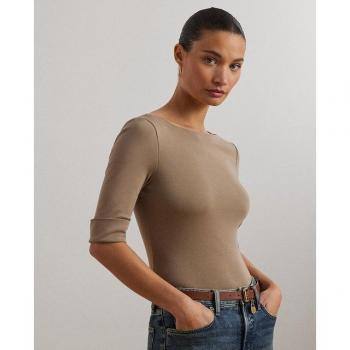Blusa beige slim fit “Judy” Lauren Ralph Lauren