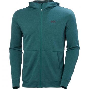 Sudadera de hombre Helly Hansen HH Lifa Tech Lite Zip, color verde, talla L