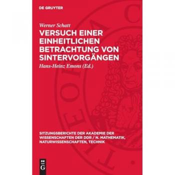 Versuch einer einheitlichen Betrachtung von Sintervorgängen