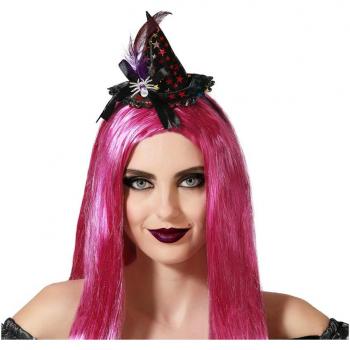 Accesorio Halloween: Diadema Sombrero Bruja