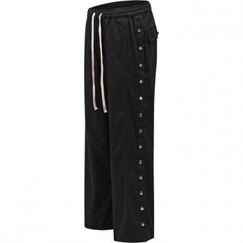 Black Drawstring Hip Hop Casual Pants