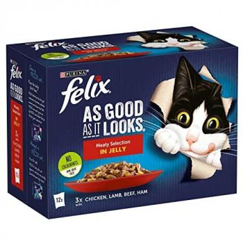 Felix As Good As It Looks Meaty Selection in Jelly Wet Cat Food