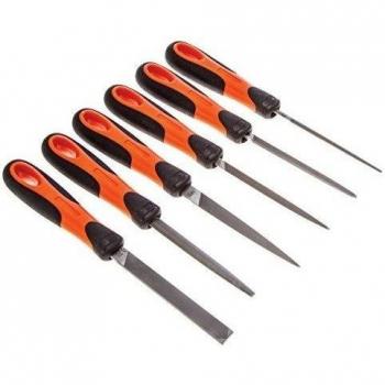 Juego de 6 Limas Mecánicas Bahco 4 Fina