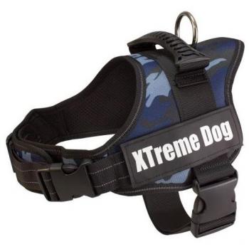 Arnés Xtreme Dog Camuflaje Azul para perros pequeños