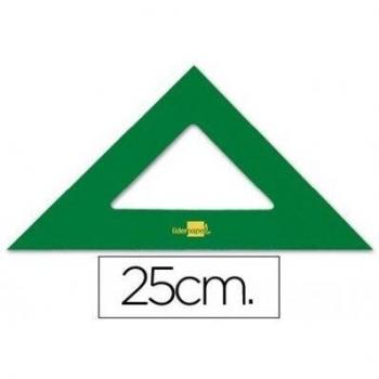Liderpapel Escuadra 25 cm verde